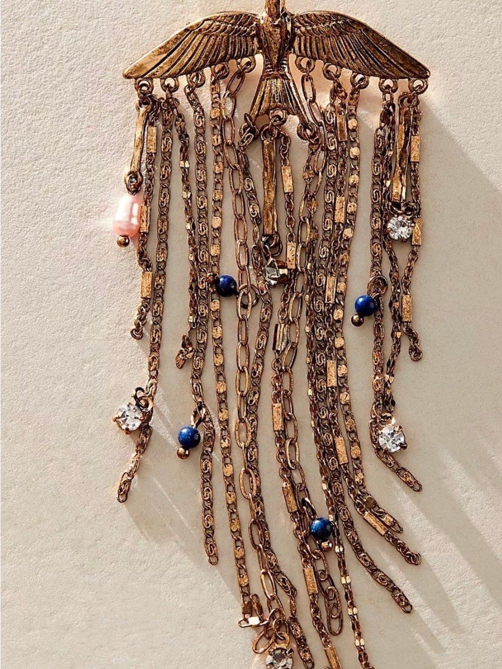 Free People Cresta Dangle Brooch Gold - Picture 2 of 2